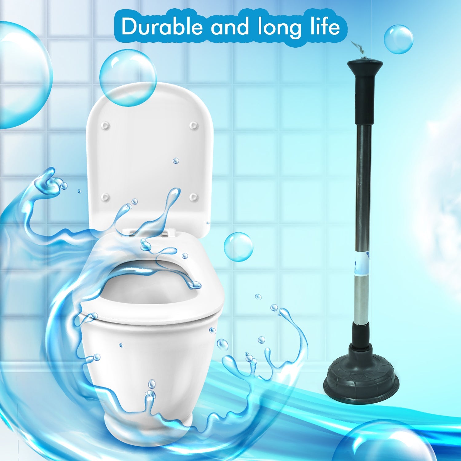 4032 Drain Unblocker Cleaner Sink Plunger Cleaning Pump For Kitchen Sink, Toilet, Bathroomoilet_plunger_pump DeoDap 4032 Drain Unblocker Cleaner Sink Plunger Cleaning Pump For Kitchen Sink, Toilet, Bathroomoilet_plunger_pump DeoDap